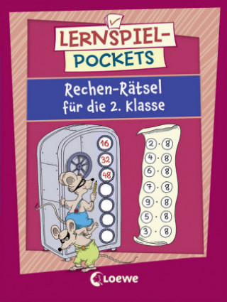 Könyv Lernspiel-Pockets - Rechen-Rätsel für die 2. Klasse Falko Honnen