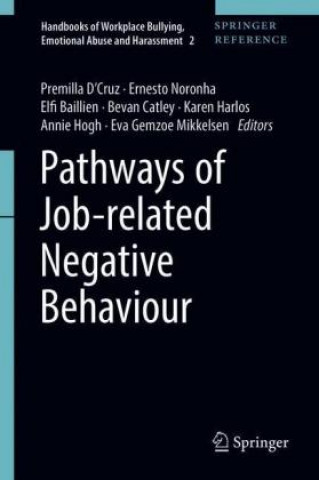 Kniha Pathways of Job-related Negative Behaviour Premilla D'Cruz