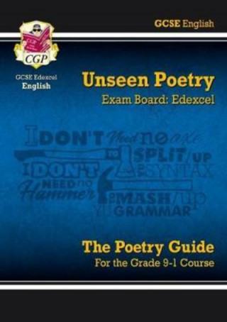 Libro New GCSE English Edexcel Unseen Poetry Guide includes Online Edition CGP Books