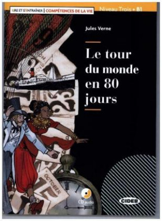 Libro Le tour du monde en 80 jours, m. Audio-CD Jules Verne