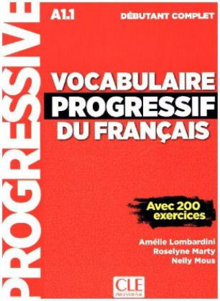 Carte Vocabulaire progressif du Français, Niveau débutant complet (3ème édition), Schülerbuch + mp3-CD + Online 