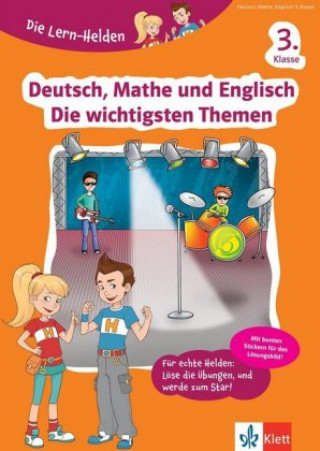 Libro Klett Deutsch, Mathe und Englisch Die wichtigsten Themen 3. Klasse 