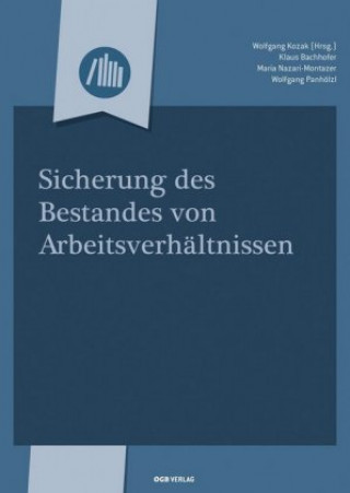 Kniha Sicherung des Bestandes von Arbeitsverhältnissen (f. Österreich) Klaus Bachhofer