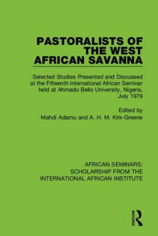 Könyv Pastoralists of the West African Savanna 