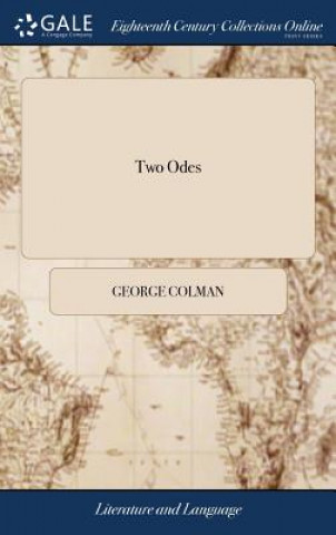 Książka Two Odes GEORGE COLMAN