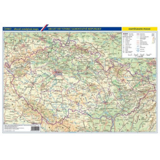 Carte Vývoj českého státu/Česko - obecně zeměpisná mapa, 1 : 1 150 000 