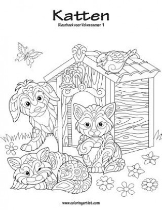 Könyv Katten Kleurboek voor Volwassenen 1 Nick Snels