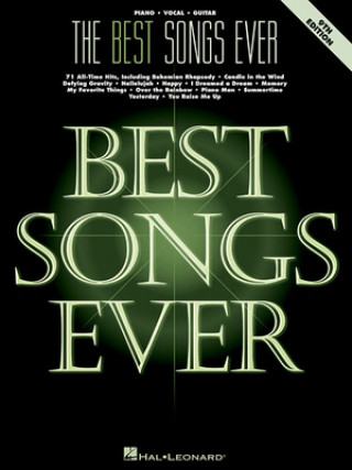Carte The Best Songs Ever Hal Leonard Corp