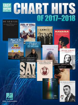 Knjiga Chart Hits of 2017-2018 Hal Leonard Corp