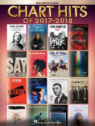 Книга Chart Hits of 2017-2018 Hal Leonard Corp