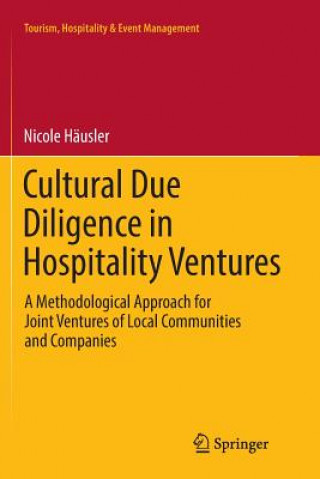 Książka Cultural Due Diligence in Hospitality Ventures NICOLE H USLER