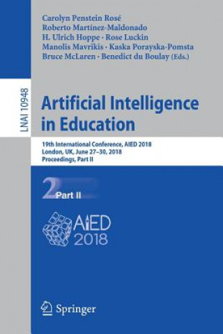 Livre Artificial Intelligence in Education Carolyn Penstein Rosé