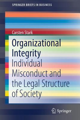 Knjiga Organizational Integrity Carsten Stark