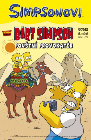 Kniha Bart Simpson Pouštní provokatér collegium