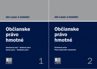 Könyv Občianske právo hmotné 1. a 2. zväzok Ján Lazar