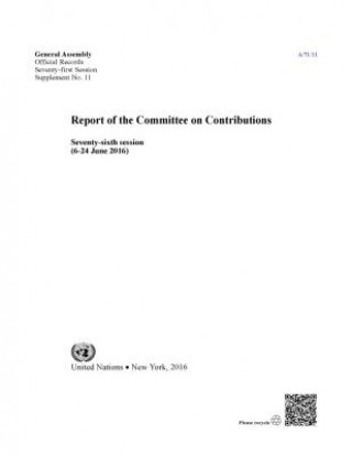 Knjiga Report of the Committee on Contributions United Nations: Committee on Contributions