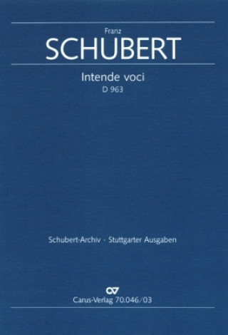 Książka Intende voci (Klavierauszug) Franz Schubert