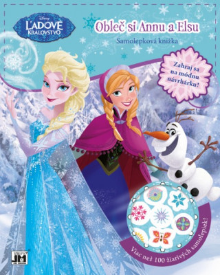 Kniha Ľadové kráľovstvo Obleč si Annu a Elsu Disney
