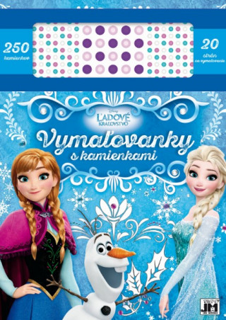 Könyv Vymaľovanky s kamienkami - Ľadové kráľovstvo Disney