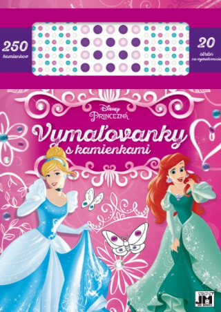 Könyv Vymaľovanky s kamienkami - Princezná Disney