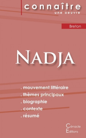 Kniha Fiche de lecture Nadja de Breton (Analyse litteraire de reference et resume complet) André Breton