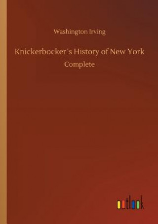 Carte Knickerbockers History of New York Washington Irving