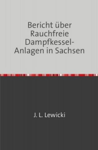 Carte Bericht Über Rauchfreie Dampfkessel-Anlagen in Sachsen J. L. Lewicki