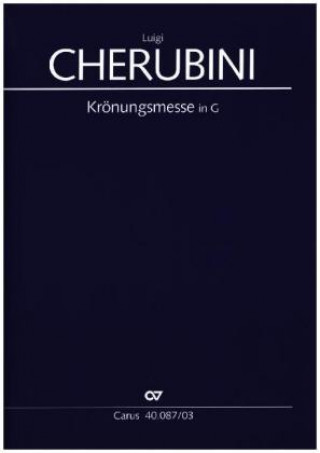 Drucksachen Messe solennelle in G, Klavierauszug Luigi Cherubini