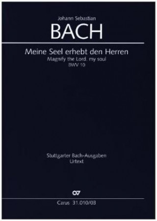 Kniha Meine Seel erhebt den Herren, Klavierauszug Johann Sebastian Bach