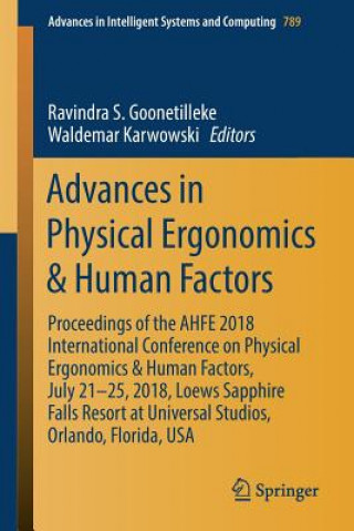 Książka Advances in Physical Ergonomics & Human Factors Ravindra S. Goonetilleke