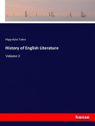 Livre History of English Literature Hippolyte Taine