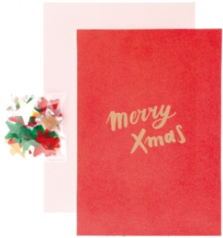 Gra/Zabawka DIY Card, Jolly Christmas, Merry Xmas 