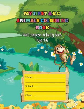 Carte My First A.B.C. Animals Colouring Book 
