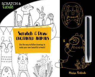 Kniha Scratch & Draw Enchanted Animals Marisa Redondo