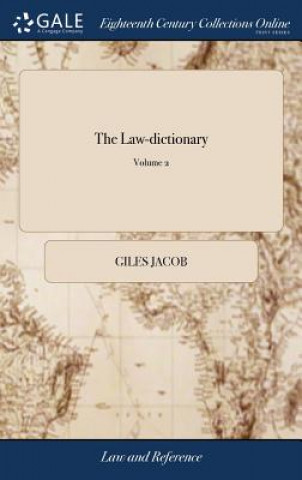 Kniha Law-dictionary GILES JACOB