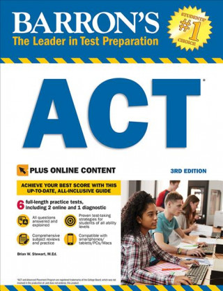 Kniha Barron's ACT with Online Tests Brian Stewart