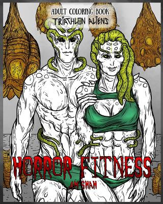 Kniha Adult Coloring Book Horror Fitness A.M. SHAH