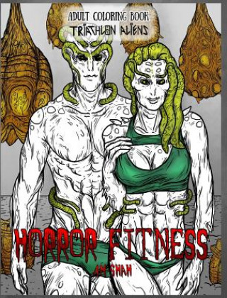 Carte Adult Coloring Book Horror Fitness A.M. SHAH