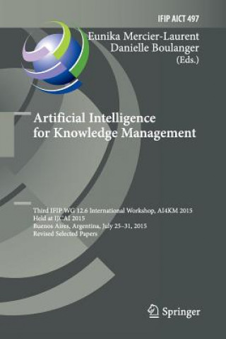 Kniha Artificial Intelligence for Knowledge Management EUN MERCIER-LAURENT