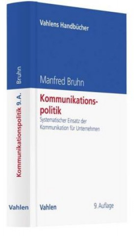 Buch Kommunikationspolitik Manfred Bruhn