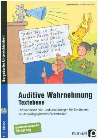 Libro Auditive Wahrnehmung - Textebene, m. 1 CD-ROM Julia Rosendahl