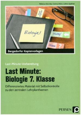 Kniha Last Minute: Biologie 7. Klasse Rebecca Dziomba