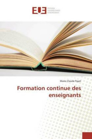 Книга Formation continue des enseignants Marie-Claude Payet