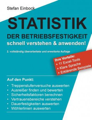 Kniha Statistik der Betriebsfestigkeit (2. erweiterte Auflage) Stefan Einbock