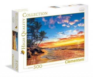 Joc / Jucărie Clementoni Puzzle Paradise beach, 500 dílků 