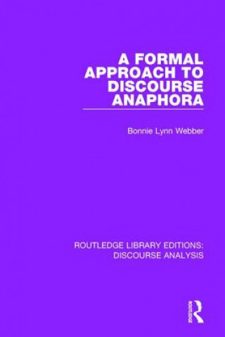 Kniha Formal Approach to Discourse Anaphora 