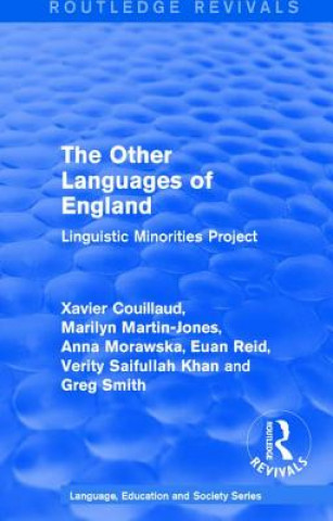 Könyv Routledge Revivals: The Other Languages of England (1985) Xavier Couillaud