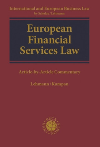 Knjiga European Financial Services Law Matthias Lehmann