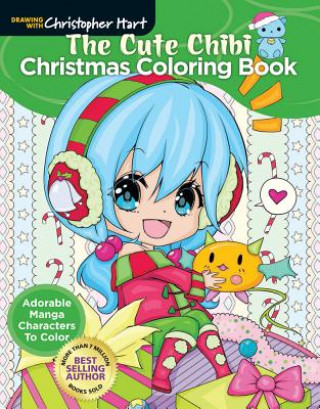 Kniha Cute Chibi Christmas Coloring Book Christopher Hart