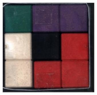 Joc / Jucărie SOMA - Würfel, 7 farbige Elemente aus RE-Wood® 